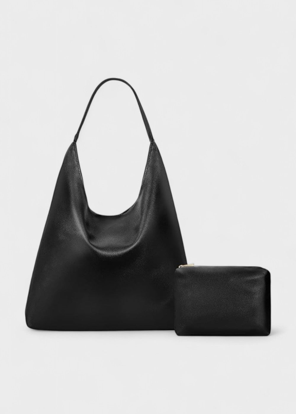 aritzia black leather backpack Felicia Leather Bag with a Pouch Free – Hello Vichy