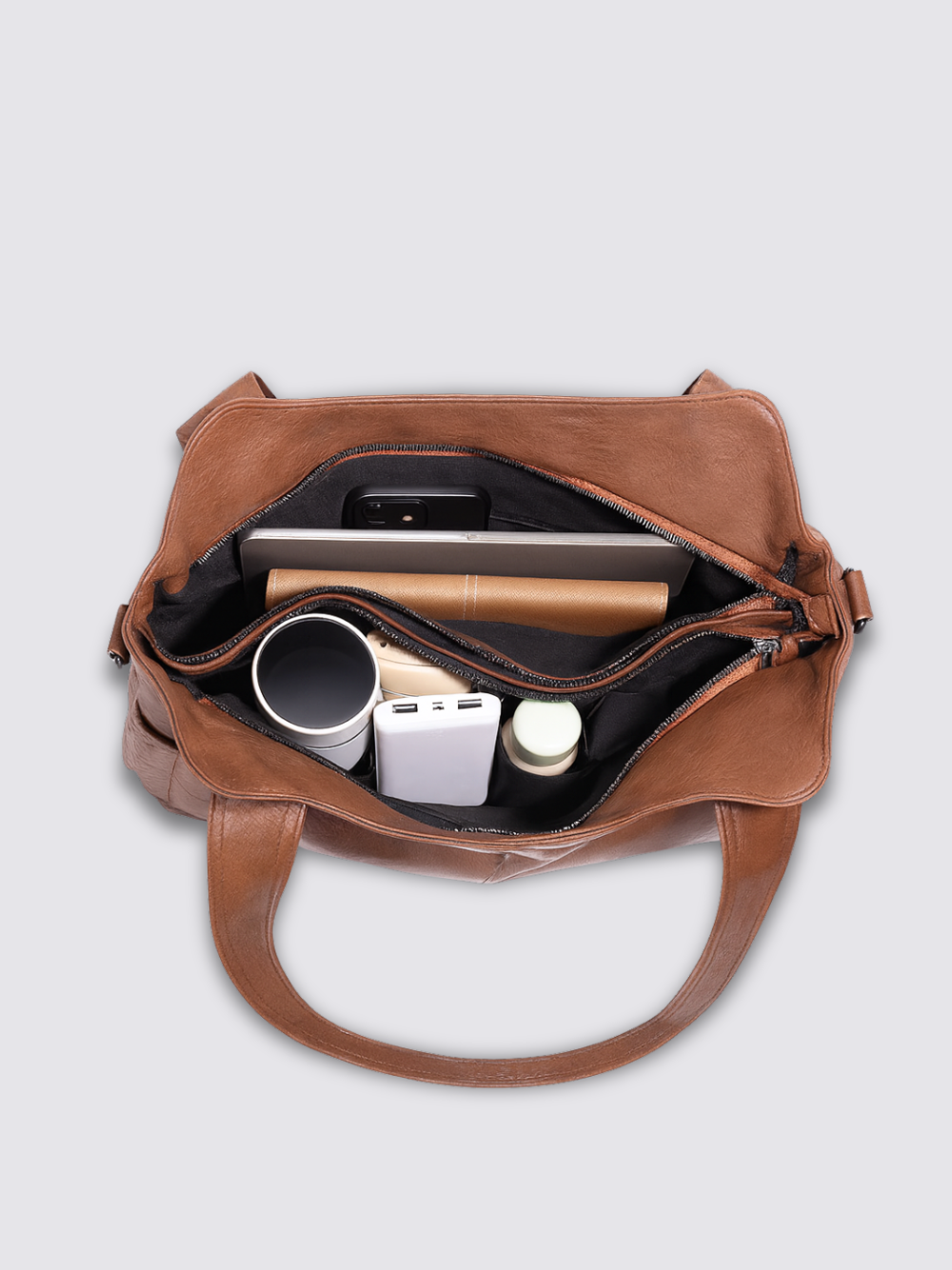 Ange leather bag - Coffee