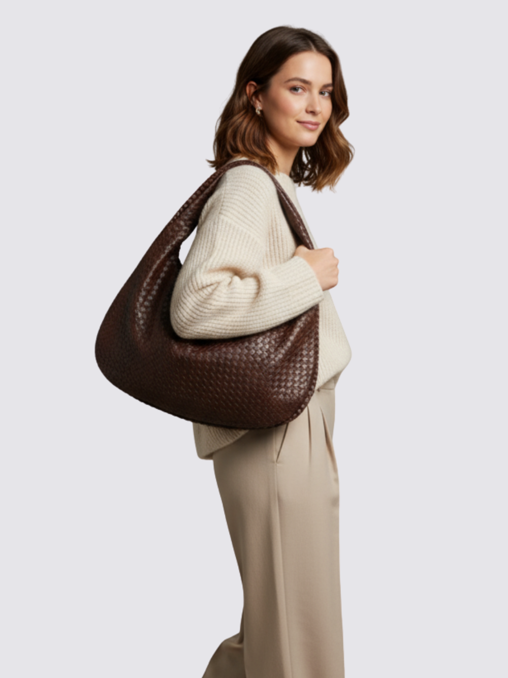 Medium Bogota Bag - Brown