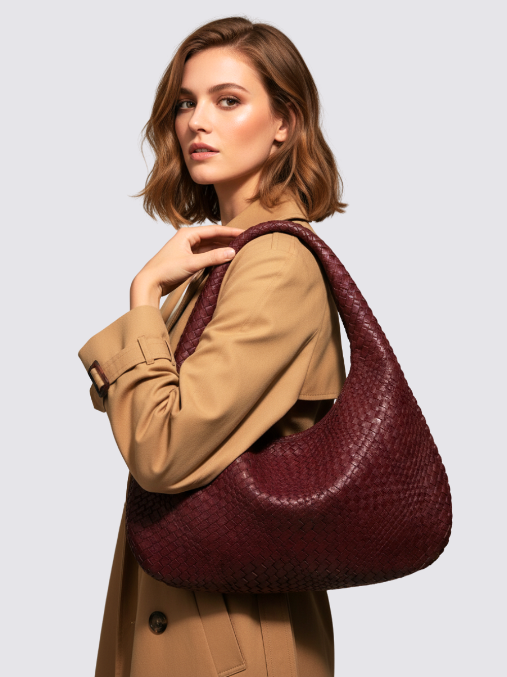 Medium Bogota Bag - Burgundy
