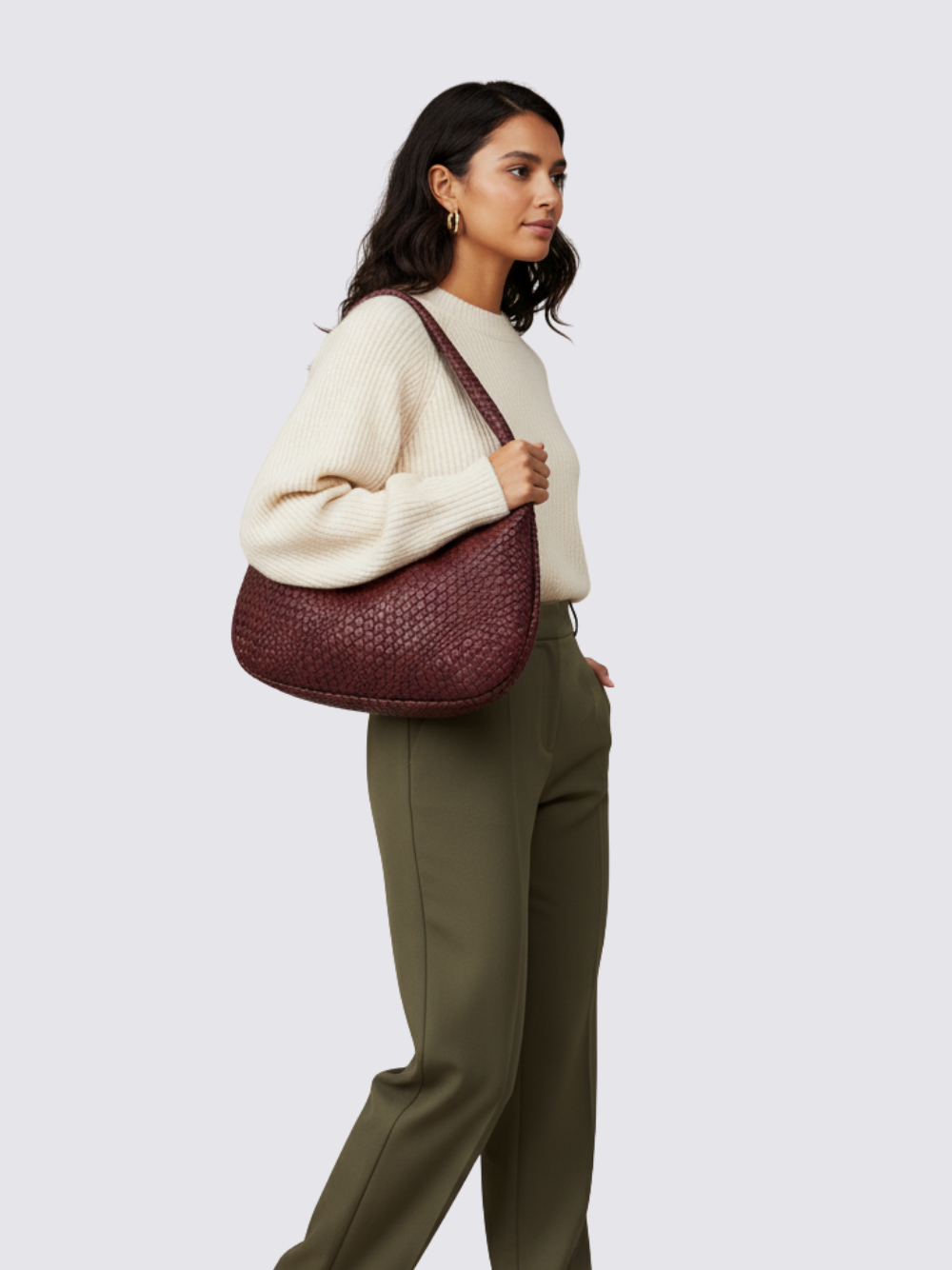 Medium Bogota Bag - Brown