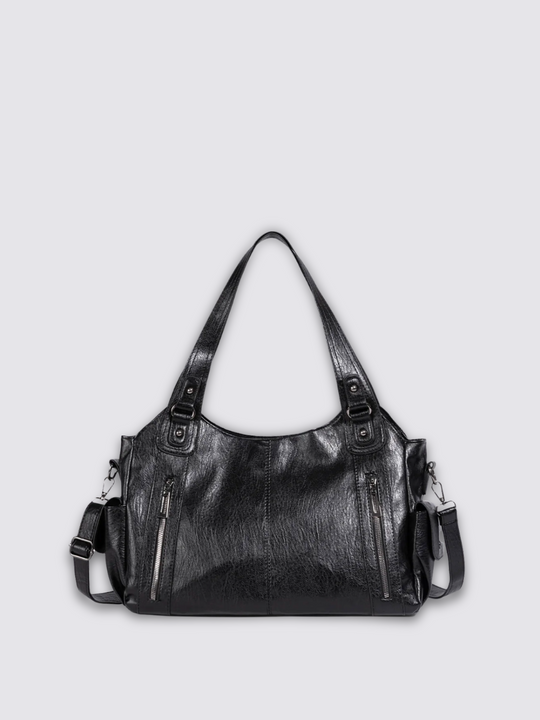 Ange leather bag - Black