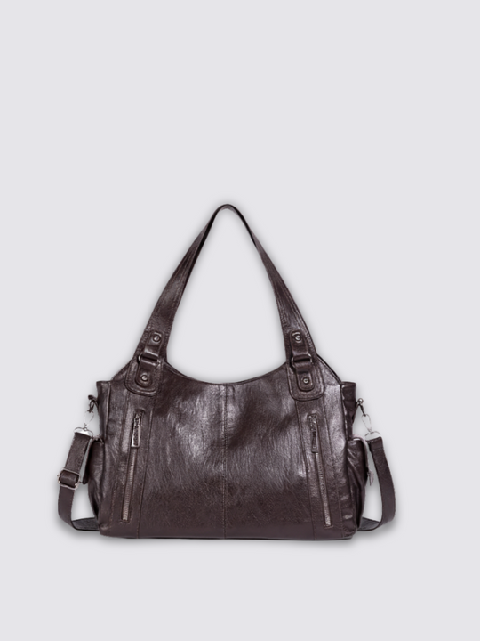 Ange leather bag - Brown