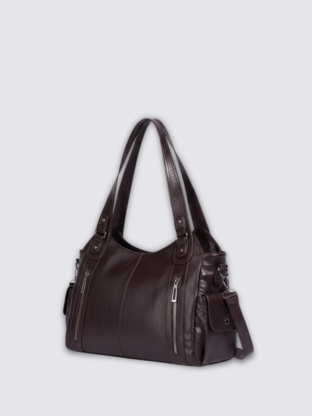 Ange leather bag - Brown