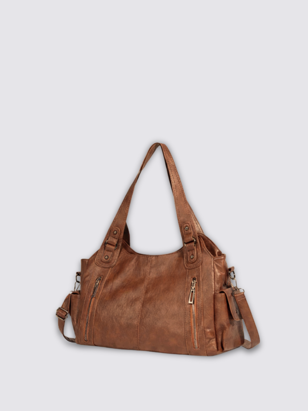 Ange leather bag - Coffee