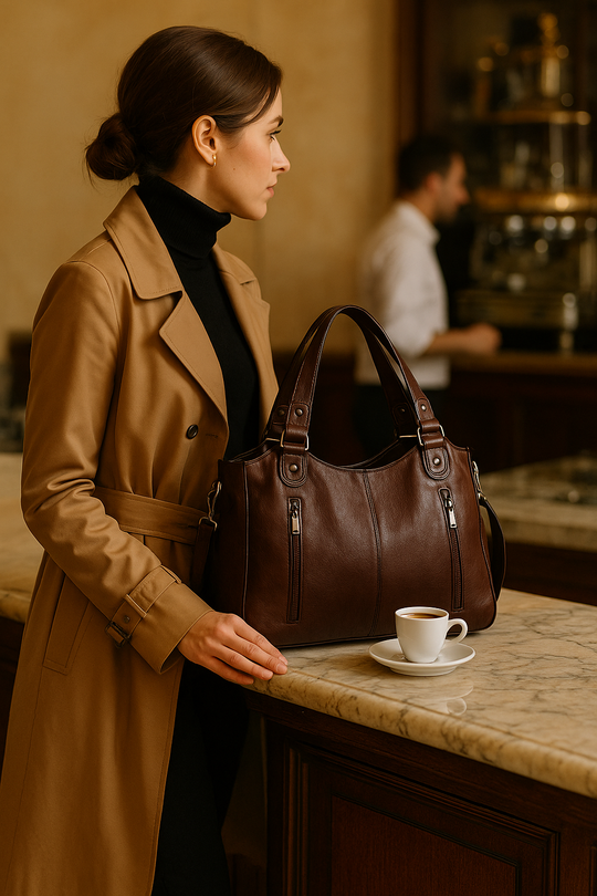 Ange leather bag
