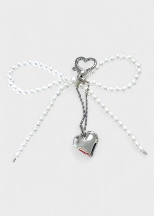 Pearl bow charm