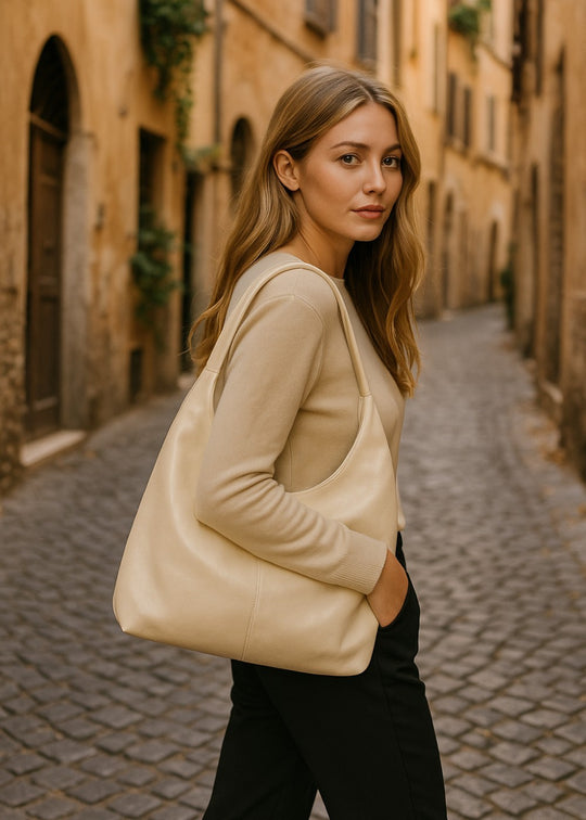 The Napoli Bag with matching pouch