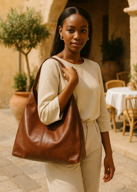 The Napoli Bag with matching pouch