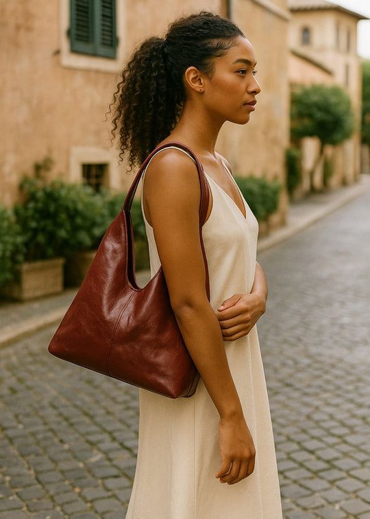 The Napoli Bag with matching pouch