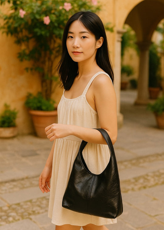 The Napoli Bag with matching pouch