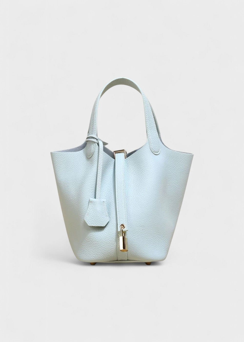 Viral Leather Bucket Bag