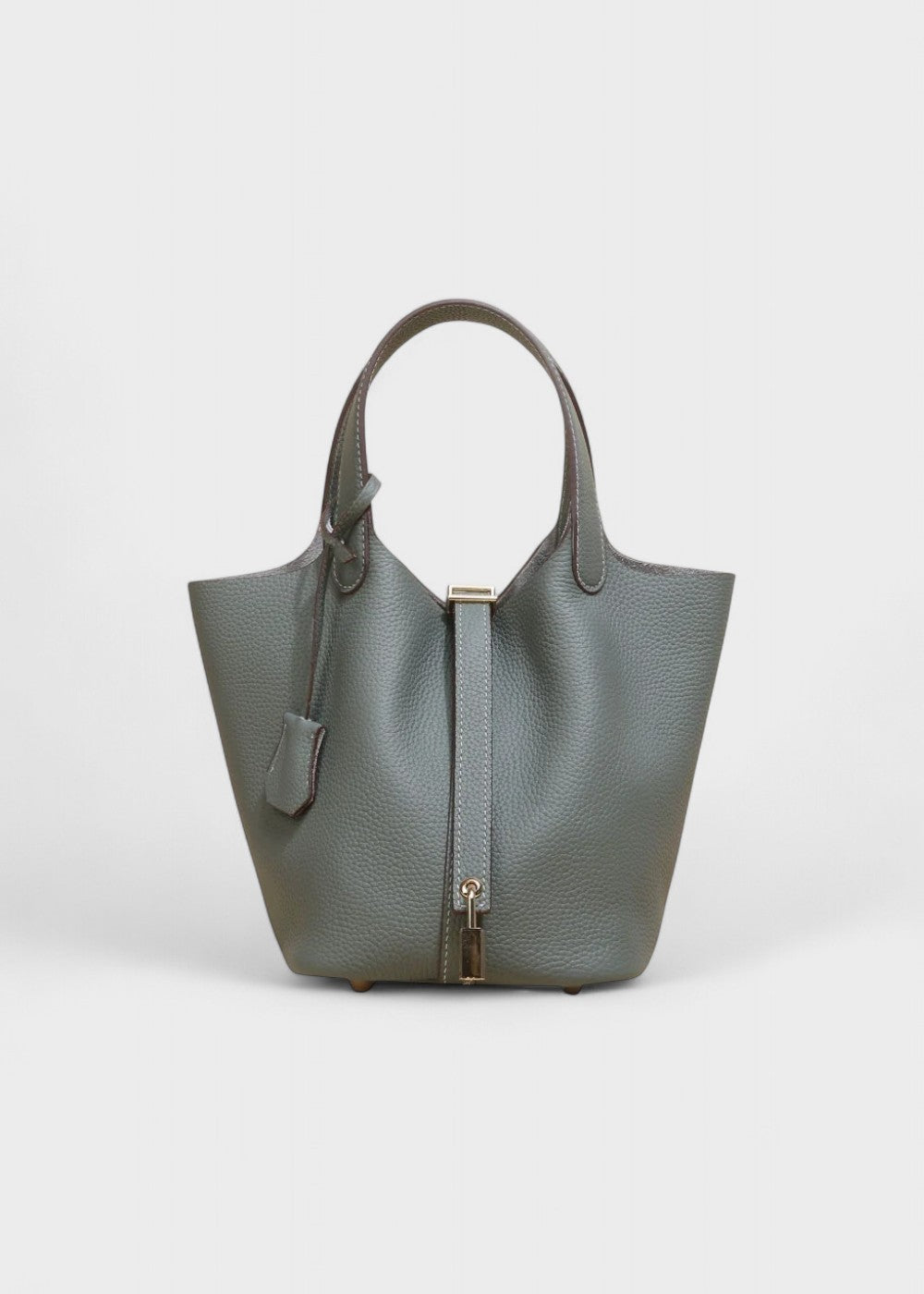 Viral Leather Bucket Bag